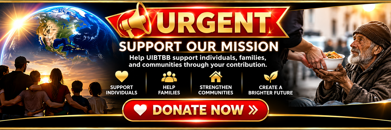 URGENT — Support Our Mission. Donate Now